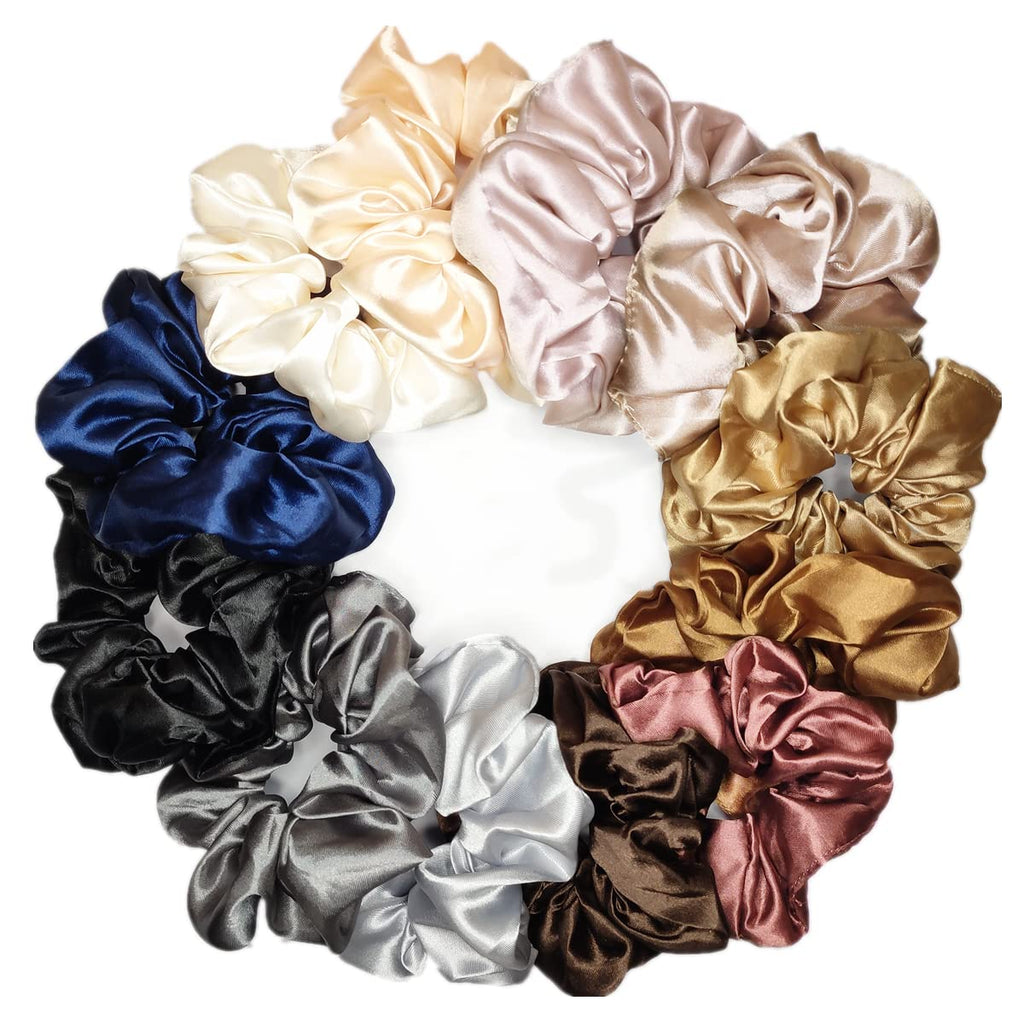 Ankle: satin scrunchie 