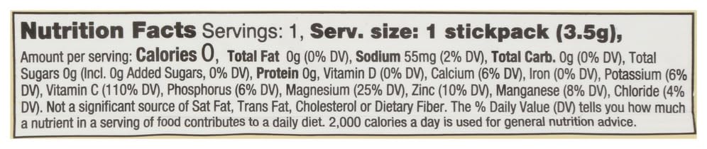 Top: Electrolyte single 