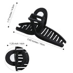 Top: Black claw clip