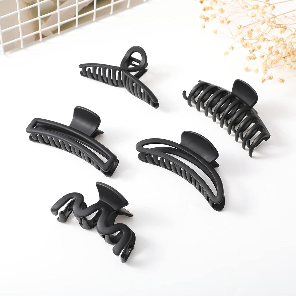 Top: Black claw clip