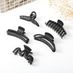 Top: Black claw clip