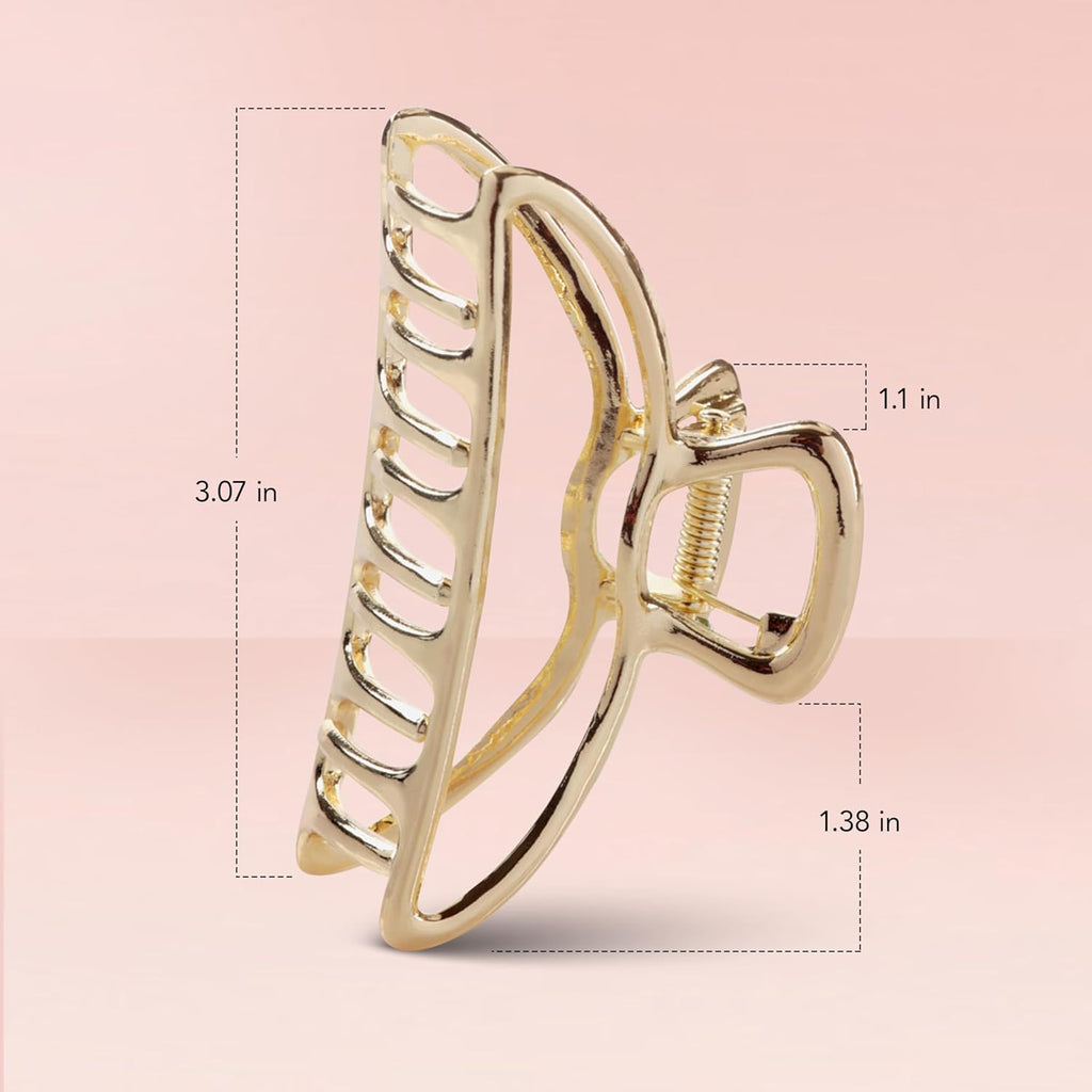 Top: Gold claw clip