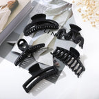 Top: Black claw clip