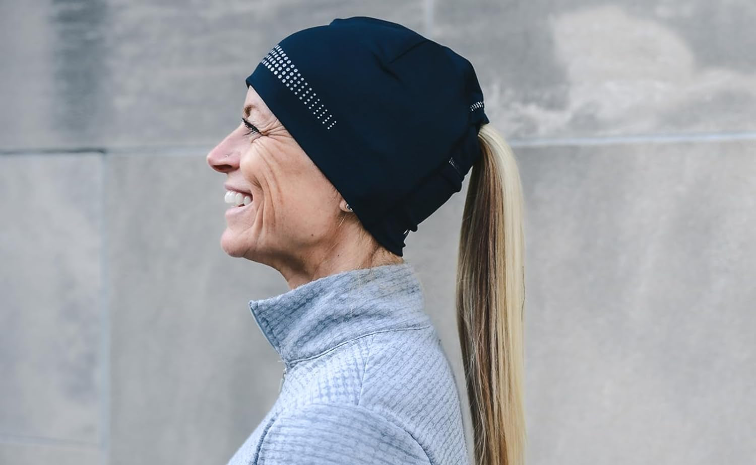 Outside: Lightweight sporty beanie