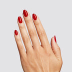 Top: Red nail polish