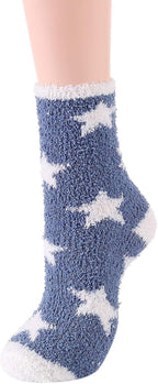 Ankle: Star-print cozy socks