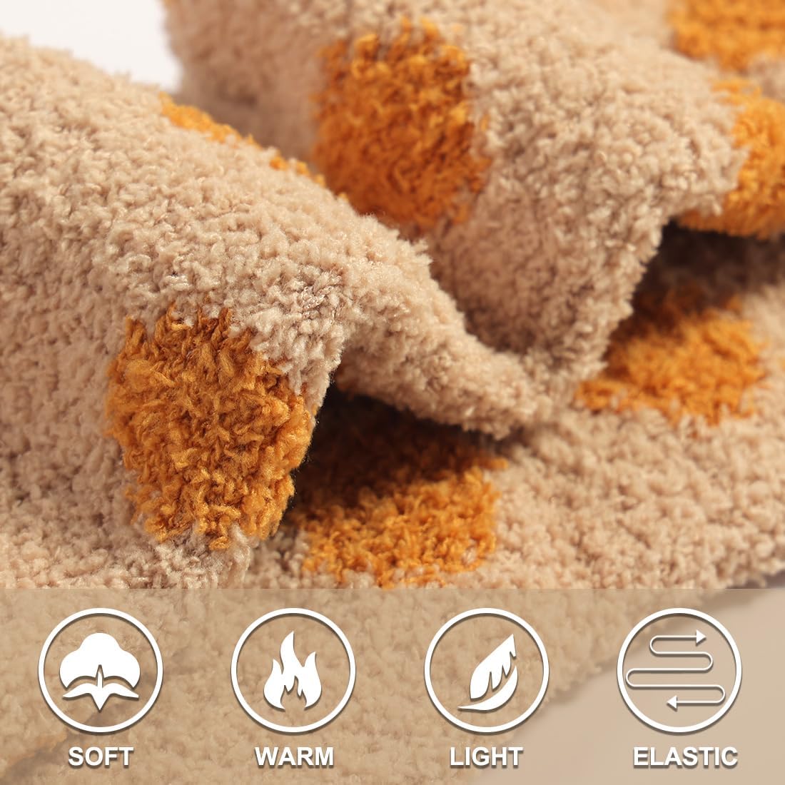 Ankle: Cozy patterned socks