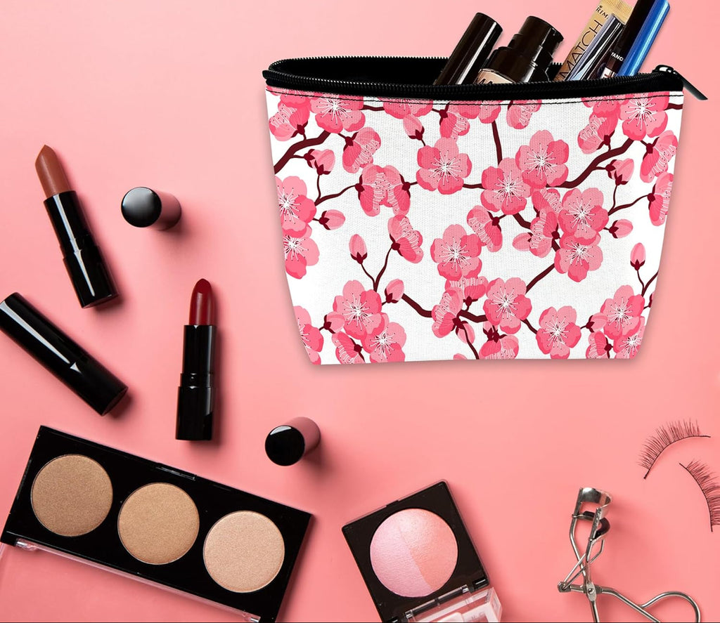 Outside: Cherry blossom-themed beauty bag