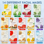Top: Floral sheet mask