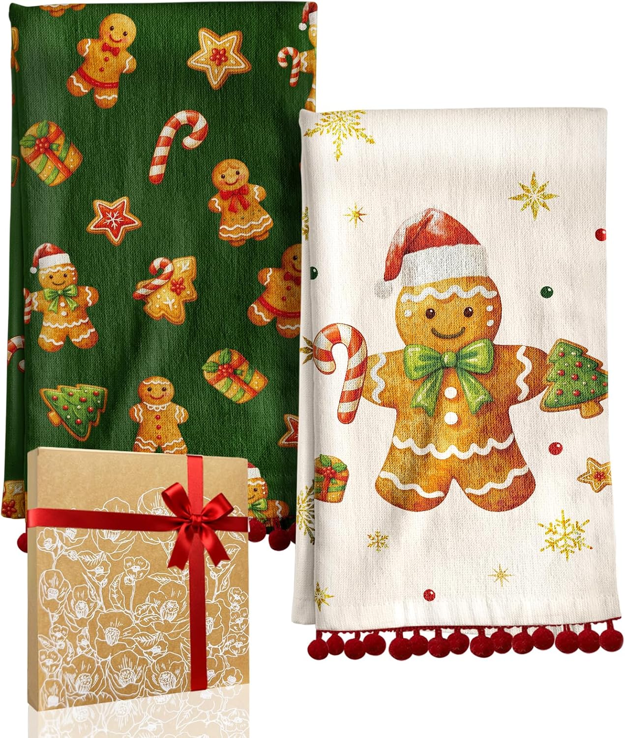 Outside: Cute holiday kitchen towel