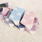 Ankle: Star-print cozy socks