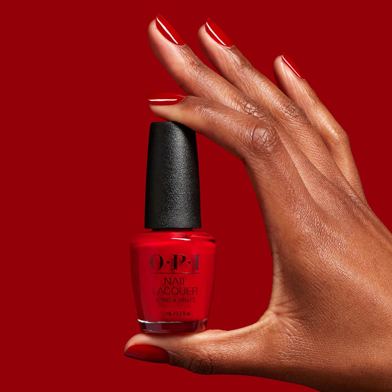 Top: Red nail polish