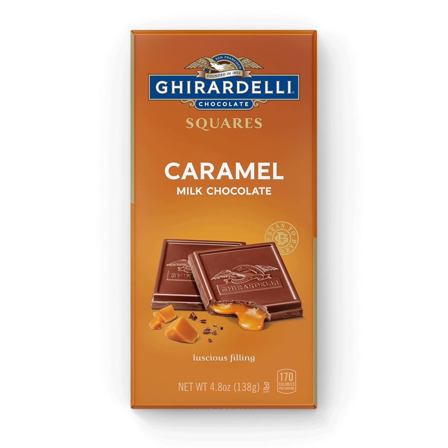 Toe: Ghirardelli caramel